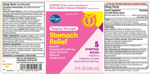 Kroger Regular Strength Pink Bismuth 포장