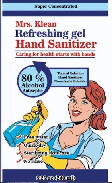 Hand Sanitizer packaging