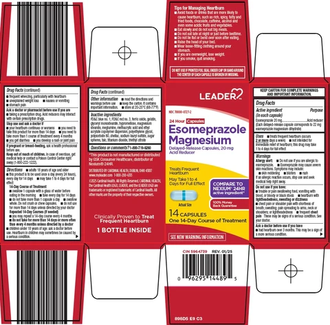 leader esomeprazole magnesium 포장