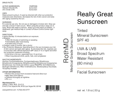 Tinted Mineral Sunscreen packaging