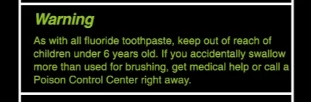 warning