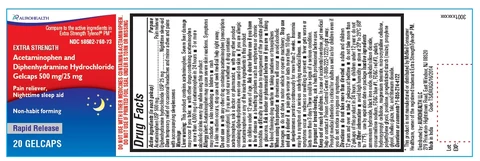Acetaminophen and Diphenhydramine hydrochloride 포장