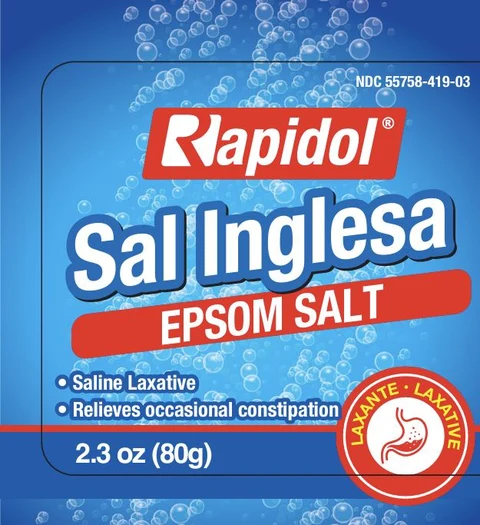 Rapidol Sal Inglesa 포장