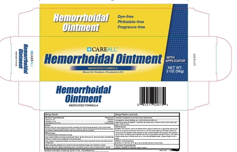 CAREALL Hemorrhoidal packaging