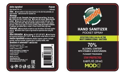 HAND SANITIZER 포장
