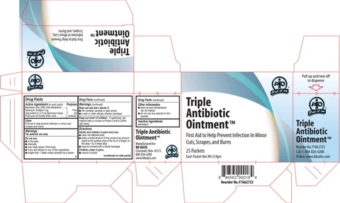 Triple Antibiotic packaging