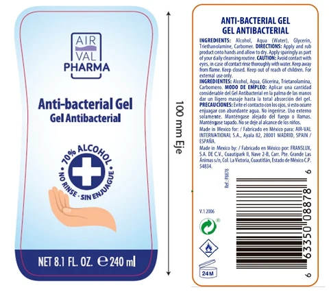 Hand Sanitizer packaging