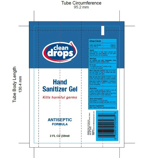 Hand Sanitizer packaging