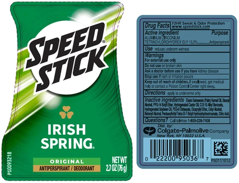 Speed Stick Irish SpringOriginal packaging