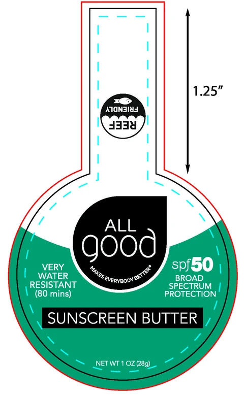 All Good Mineral Sport Sunscreen Butter 포장