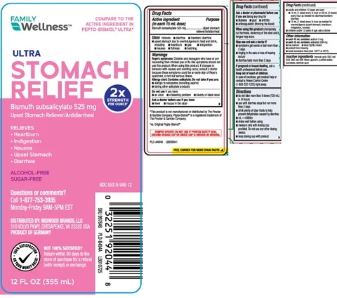 Stomach Relief Ultra packaging