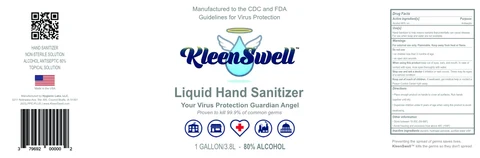 KleenSwell Liquid Hand Sanitizer 포장