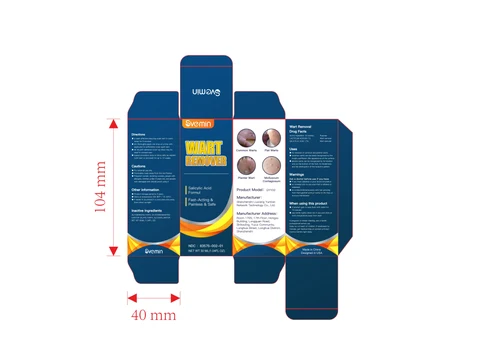 Wart Removal packaging