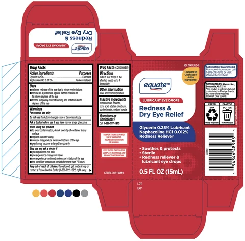 Redness and Dry Eye Relief 포장