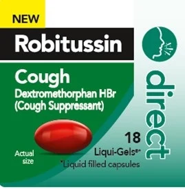 Robitussin Direct Cough packaging