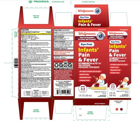 Infants Pain and Fever packaging