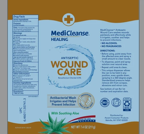 Antiseptic Wound CareMediCleanse Healing 포장