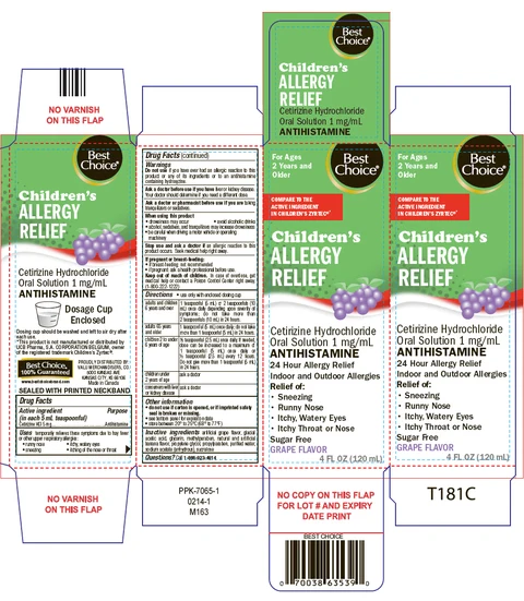 Best Choice Childrens Cetirizine 포장