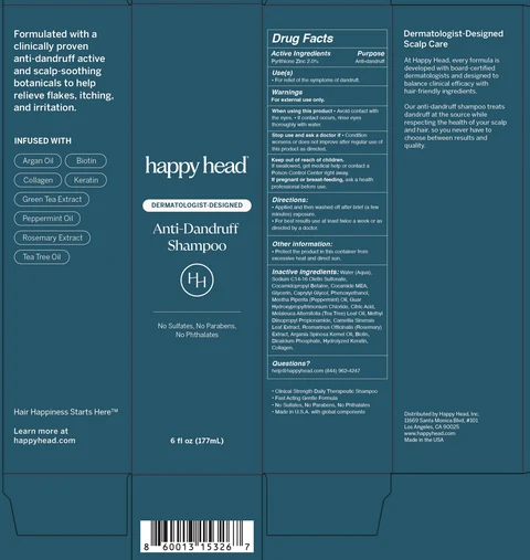 Happy Head Anti-Dandruff packaging