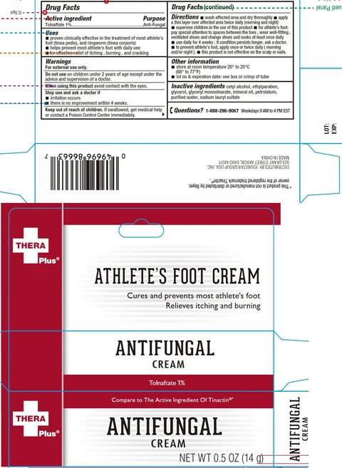 Thera plus Antifungal Tolnaftate packaging