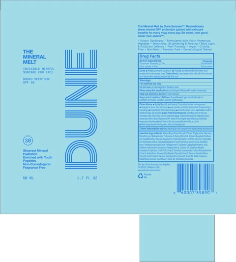 The Mineral Melt SPF30 packaging