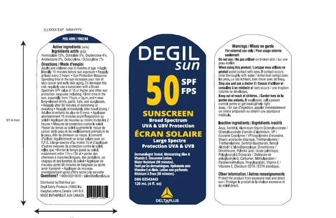 Degil Sun SPF 50 Sunscreen 포장