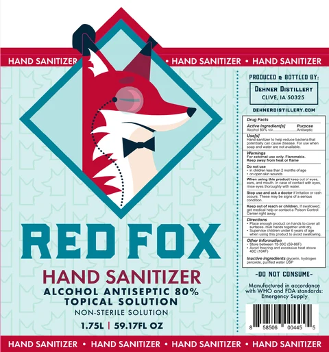 Red Fox Hand Sanitizer 포장