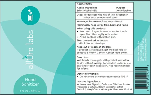 Hand Sanitizer packaging