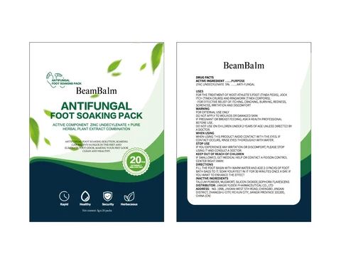 BeamBalm ANTIFUNGAL FOOT SOAKING PACK 포장
