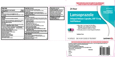 Lansoprazole packaging