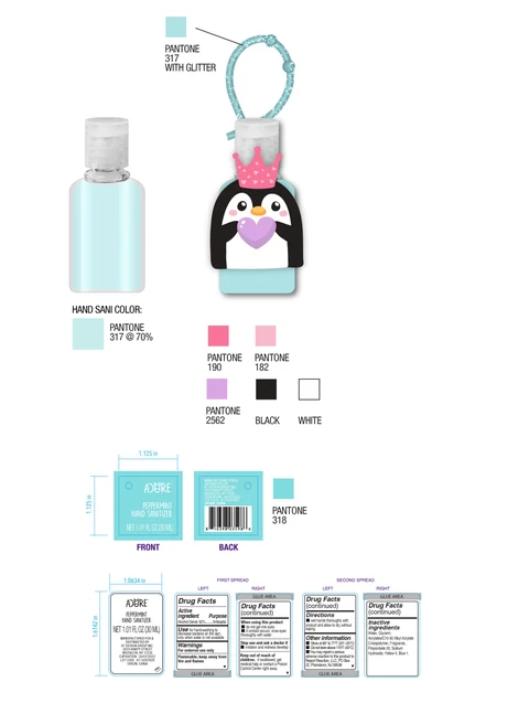 ACORE Peppermint Hand SanitizerGirls 포장