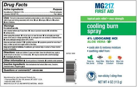 MG217CoolingBurnSpray 포장