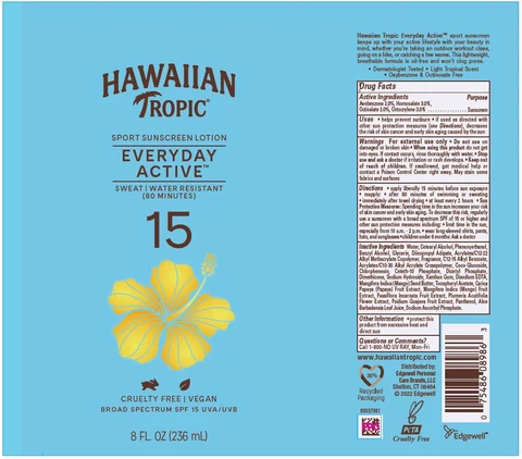 Hawaiian Tropic Everyday Active SPF15 packaging