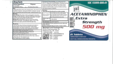 Acetaminophen packaging