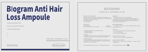 Biogram Anti Hair Loss Ampoule 포장