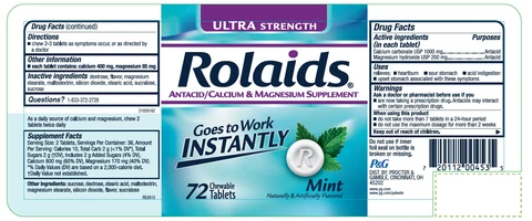 Rolaids Ultra StrengthMint packaging