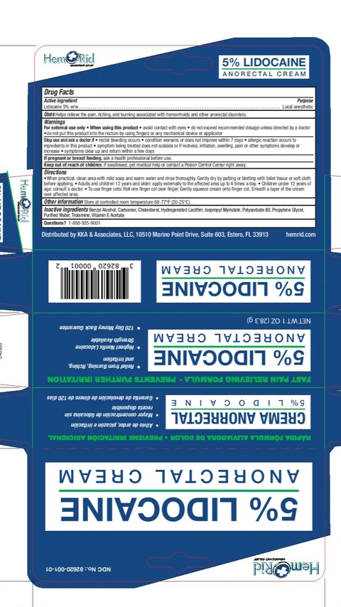 HemRid Anorectal Cream 포장