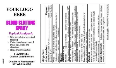 Your Label Here Blood Clotting First Aid 포장