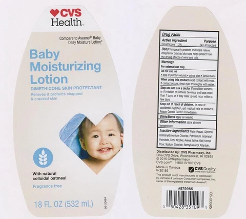CVS PHARMACYBABY MOISTURIZING 포장