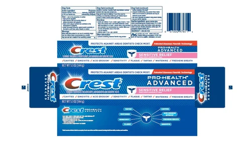 Crest Pro-Health AdvancedSensitive Relief 포장