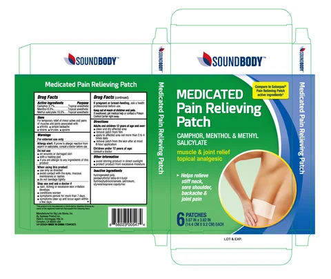 Soundbody medicated patch packaging
