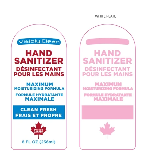 Visibly Clean Hand Sanitizer 포장