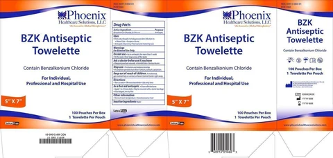 BZK AntisepticTowelette 포장