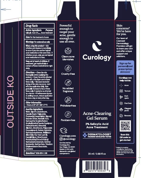 Curology Acne-Clearing Gel Serum 포장