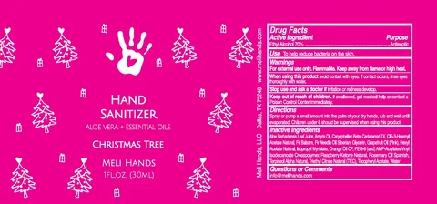 MELI HANDS HAND SANITIZER 포장
