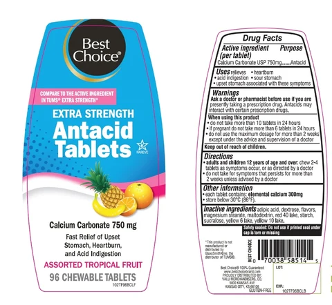 Best Choice Extra StrengthTropical Fruit 포장