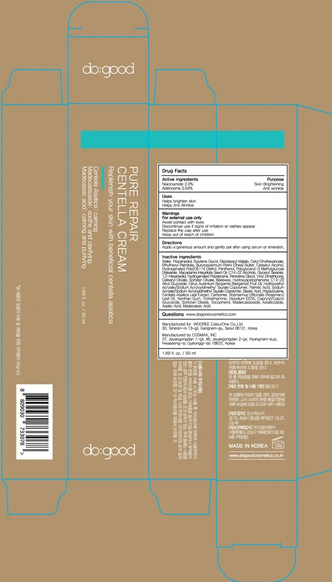 do good Pure Repair Centella packaging