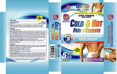 Cold and Hot Pain Relief 포장