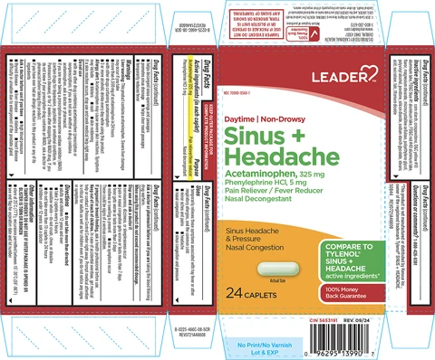 Sinus and Headache 포장