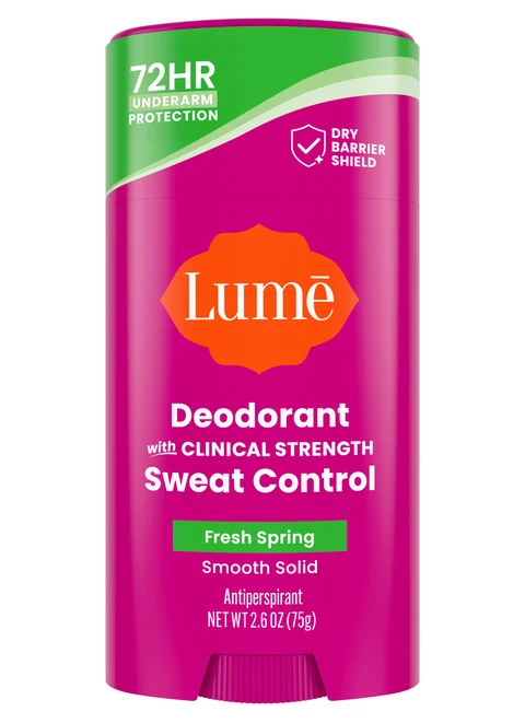 Lume Deodorant with Clinical Strength Sweat Control Fresh Spring packaging
